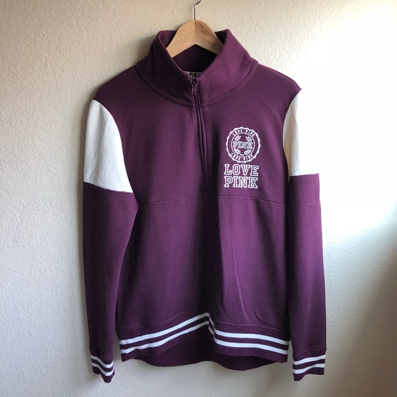 Victoria’s Secret PINK quarter-zip pull-over - Picture 1 of 5